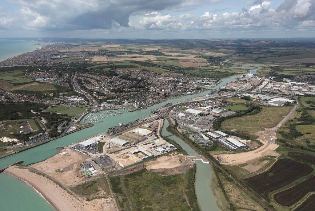 Newhaven aerial shot